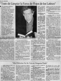 "Trato de limpiar la fama de los flojos de los latinos"