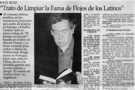 "Trato de limpiar la fama de los flojos de los latinos"