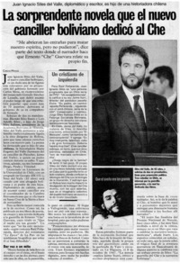 La sorprendente novela que el nuevo canciller boliviano dedicó al Che