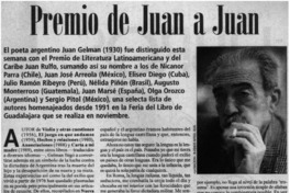 Premio de Juan a Juan