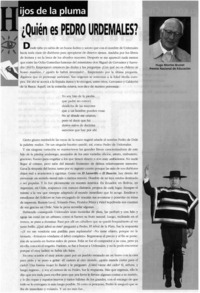 ¿Quién es Pedro Urdemales?