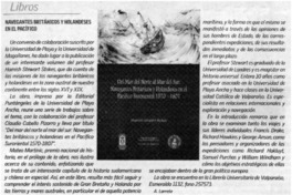 Navegantes británicos y holandeses en el Pacífico