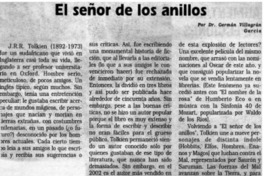 El señor de los anillos
