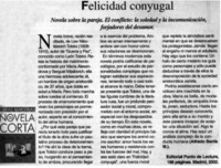 Felicidad conyugal