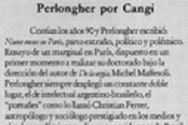 Perlongher por Cangi