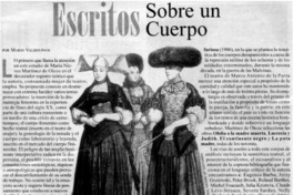 Escritos sobre un cuerpo