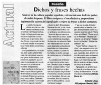 Dichos y frases hechas