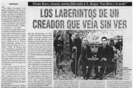 Los laberintos de un creador que veía sin ver