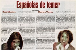 Españolas de temer