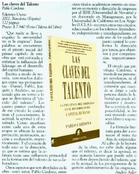 Las claves del talento