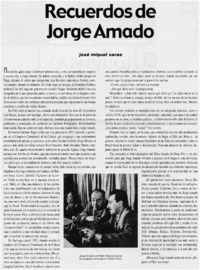 Recuerdos de Jorge Amado