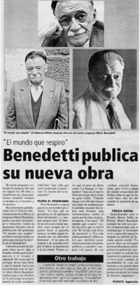 Benedetti publica su nueva obra