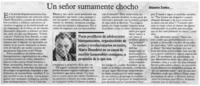 Un señor sumamente chocho