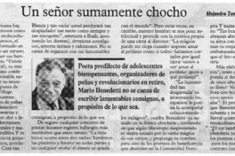 Un señor sumamente chocho