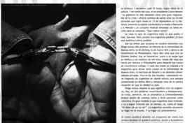 Argentina es como el tango, el dolor de ya no ser"