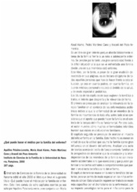 Qué puede hacer el médico por la familia del enfermo?