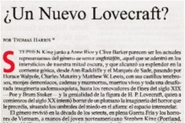 ¿Un nuevo Lovecraft?