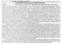 Contradicciones de la Partitocracia