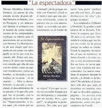 La espectadora"