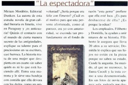 La espectadora"