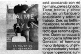 La mujer de mi hermano.