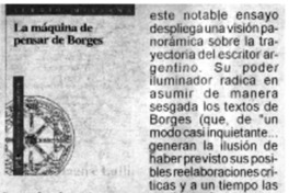 La máquina de pensar de Borges.