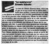La resistencia".
