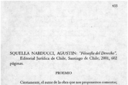 Squella Narducci, Agustín: "Filosofía del derecho"