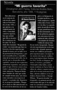 Mi guerra favorita".