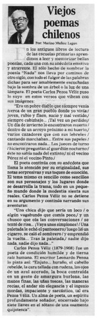 Viejos poemas chilenos