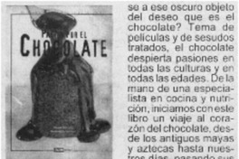 Pasión por el chocolate