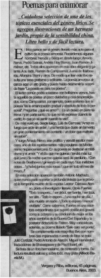 Poemas para enamorar