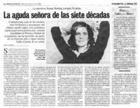 La aguda señora de las siete décadas.