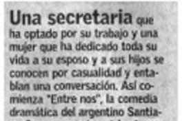 Una secretaria.