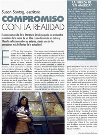 Compromiso con la realidad