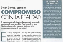 Compromiso con la realidad