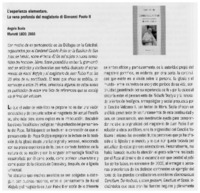 L'esperienze elementare