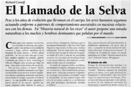 El llamado de la Selva