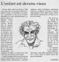 L'enfant est devenu vieux