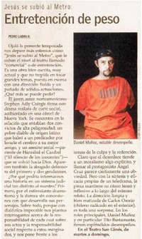 Jesús se subió al metro: entretención de peso