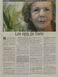 Los ojos de Sarlo