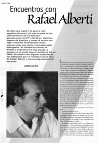 Encuentros con Rafael Alberti