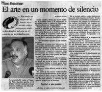 El arte en un momento de silencio