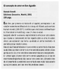 El concepto de amor en San Agustín