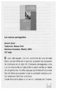 Los nuevos perseguidos