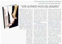 Los últimos hijos del bolero"