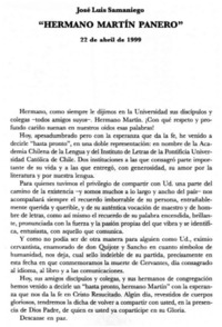 Hermano Martín Panero"