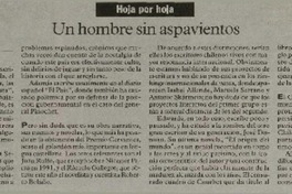 Un Hombre sin aspavientos