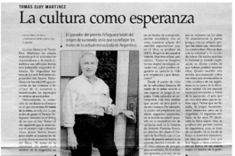La cultura como esperanza