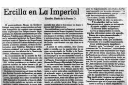 Ercilla en La Imperial